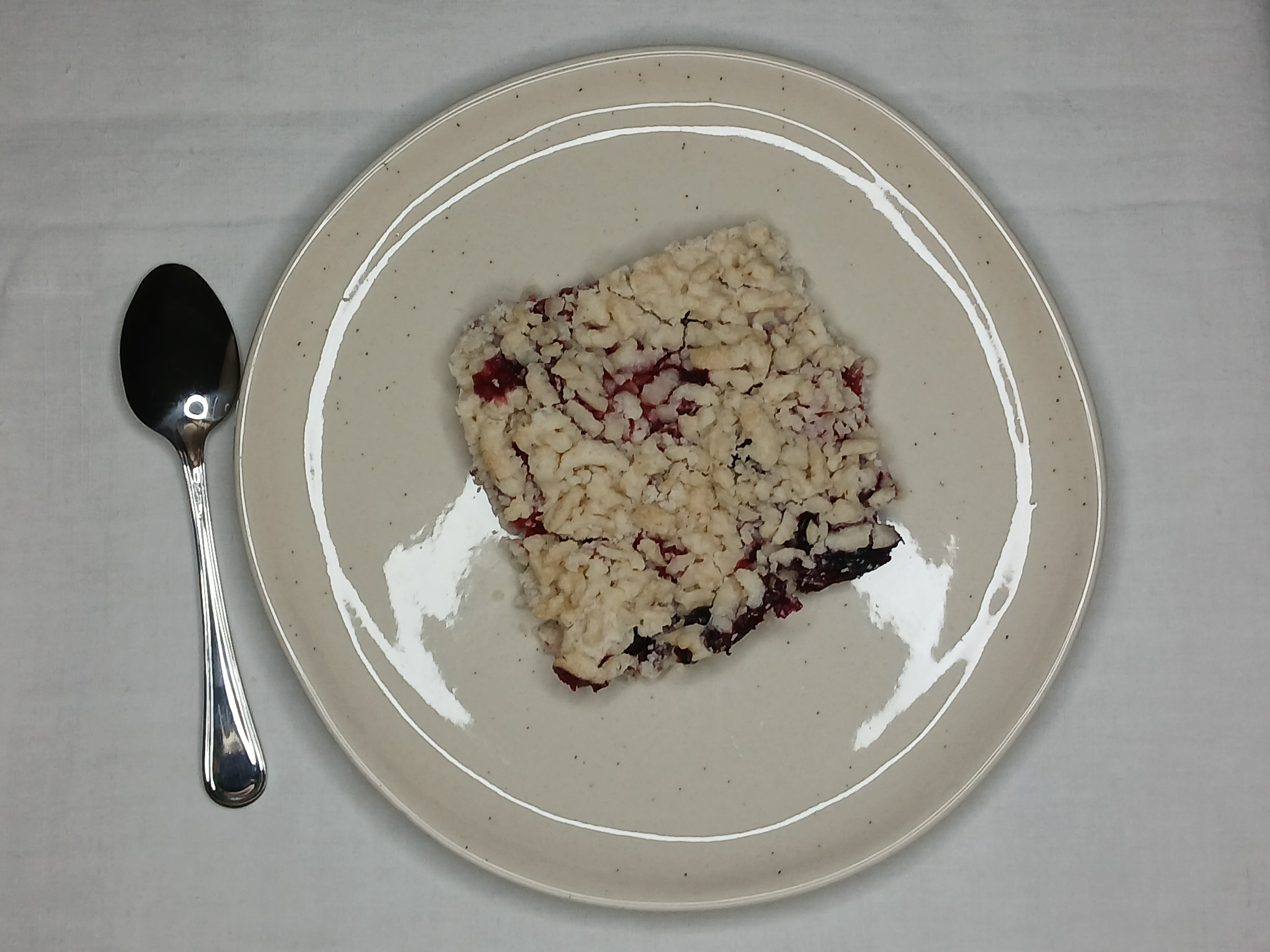 Crumble fruits rouges