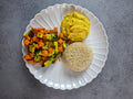 Bowl quinoa, légumes rôtis & houmous au curcuma